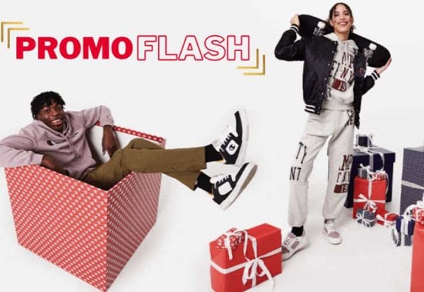 20% de remise sur la collection pendant la promo flash Champion