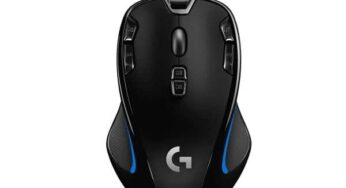 23,60€ souris gaming optique Logitech G G300S ambidextre (9 boutons programmables, switch PPP, éclairage programmable)