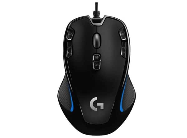 souris gaming optique logitech g g300s ambidextre