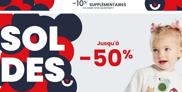 10% de remise supplémentaire pendant le premier weekend des soldes okaïdi