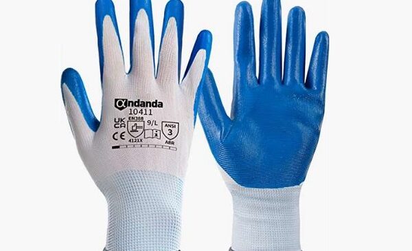 50% de remise sur les gants travail avec revêtement caoutchouc antidérapant Andanda