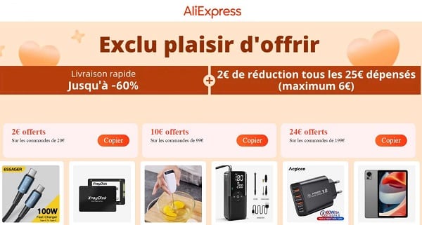 Exclu Plaisir d'Offrir de Aliexpress