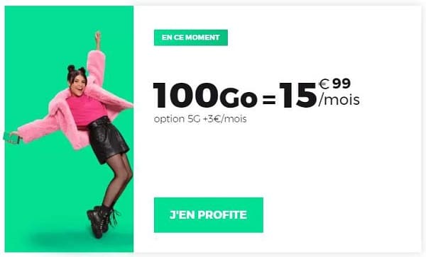 forfait red 100go de sfr pour seulement 15€