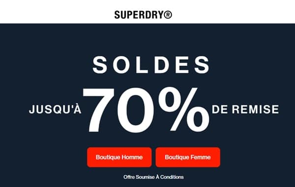 Soldes Superdry 2024 : jusqu'à -70% sur tous les soldes soldes superdry 2024 jusqu'à 70% sur tous les soldes