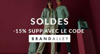 15% de remise supplémentaire sur les soldes Brandalley pour la seconde démarque
