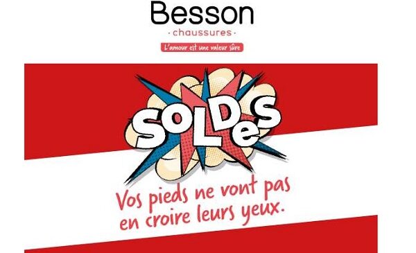 remise sur des milliers de paires de chaussures avec les soldes Besson Chaussures