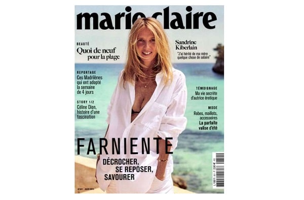 1 an d’abonnement au magazine Marie Claire quasiment donné