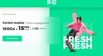 Red by SFR: Le forfait mobile idéal avec 160Go à seulement 15,99€/mois sans engagement!