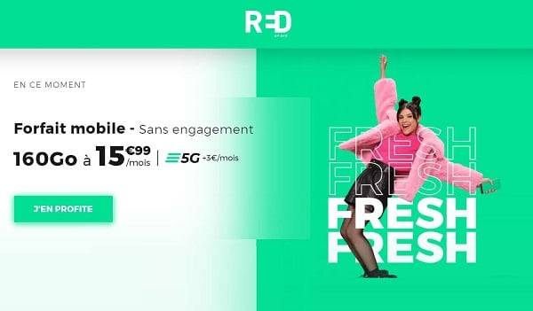 red by sfr le forfait mobile idéal avec 160go à seulement 15,99€ mois sans engagement!