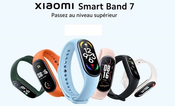 bracelet connecté xiaomi smart band 7 avec écran amoled