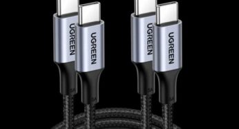 Vente flash : 13,57€ le lot de 2 câble USB C vers USB C PD3.0 QC 4.01 100W UGREEN