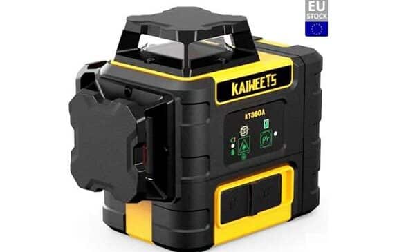 135€ le niveau laser à nivellement automatique 3 x 360 KAIWEETS KT360A port inclus