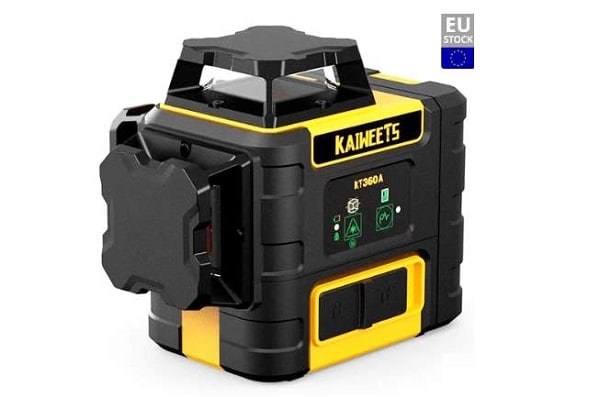 135€ le niveau laser à nivellement automatique 3 x 360 KAIWEETS KT360A port inclus