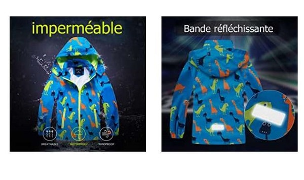 remise sur toutes les vestes coupe vent enfant avec capuches hzxvic