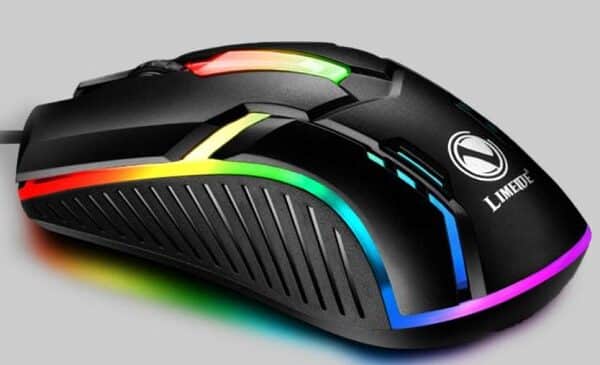 souris gaming filaire avec rétroéclairage limeide s1