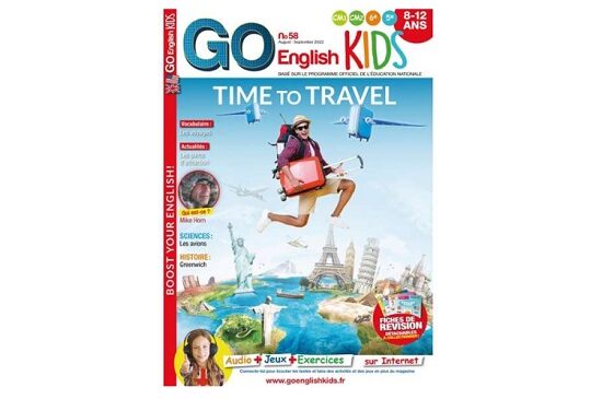 ⚡Abonnement Go English Kids pas cher 13€ seulement l’année (6 N° + édition numérique offerte) au lieu de 36€