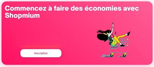 Inscrivez vous sur Shopmium