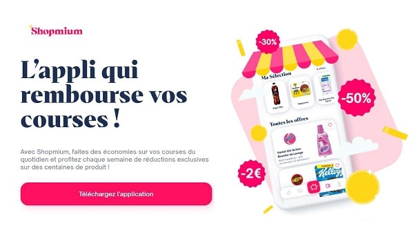 shopmium économisez lors de vos achats en magasin avec cette application 100% pouvoir d'achat