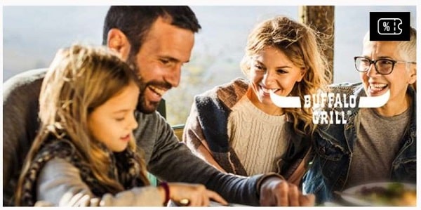 vente privée buffalo grill 1€ le coupon pour obtenir un menu kids offert