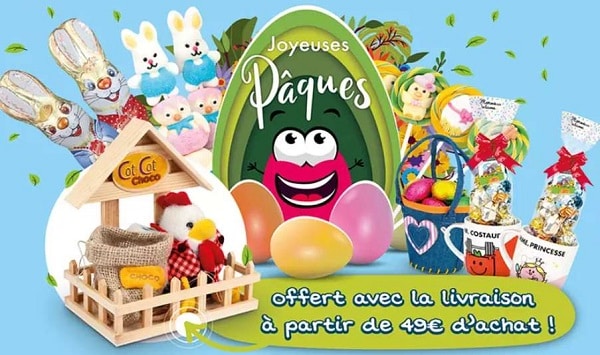 Payez 2€ pour obtenir 35% de remise sur votre commande de bonbons et chocolats sur Fizzy