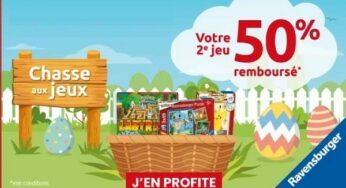 Offre de Remboursement Ravensburger : 50% remboursés sur le deuxième produit acheté