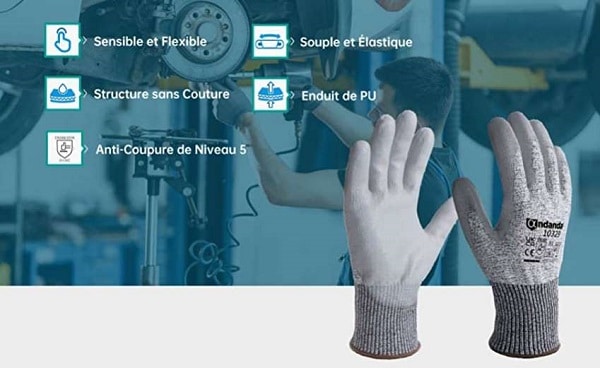 protégez vos mains à petit prix avec les gants de travail anti coupure (niveau 5) andanda