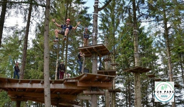 Session d'accrobranche à Fun Parc Brumath moins cher