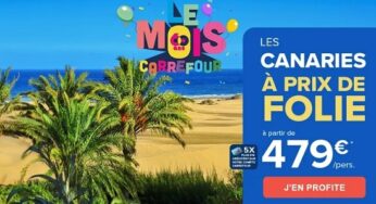 Vente flash séjour aux iles Canaries en tout compris dès 479€ (8j/7n) avec Carrefour Voyages