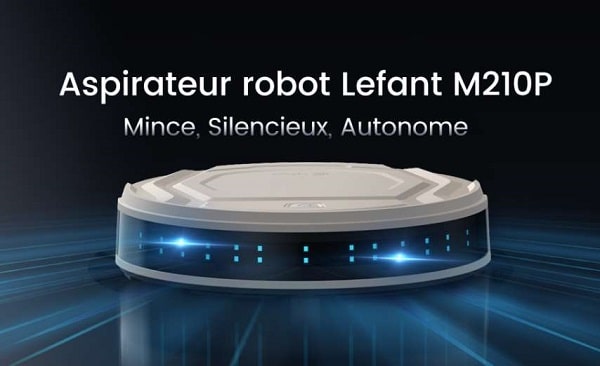 petit aspirateur robot lefant m210p wifi + bluetooth