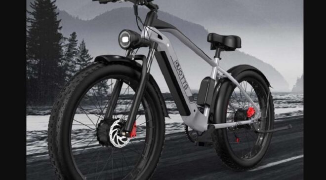 1249,99€ vélo électrique avec pneus larges 26 pouces DUOTTS F26 (double moteur 750W,  55Km/h…)