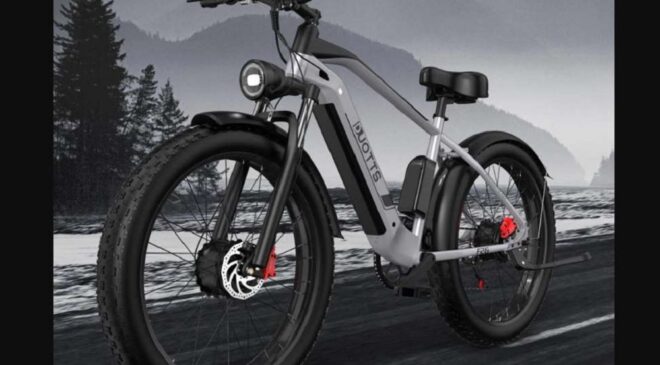 vélo électrique avec pneus larges 26 pouces duotts f26