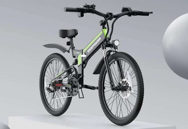 vélo électrique pliant de 26 pouces deepower k26 avec moteur 500w