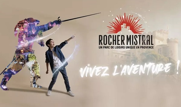 billet tarif réduit pour un spectacle nocturne au rocher mistral