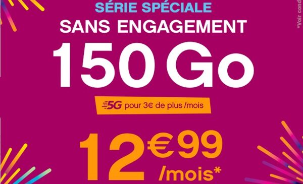 forfait mobile 150 go sans engagement ni condition de durée coriolis pas cher