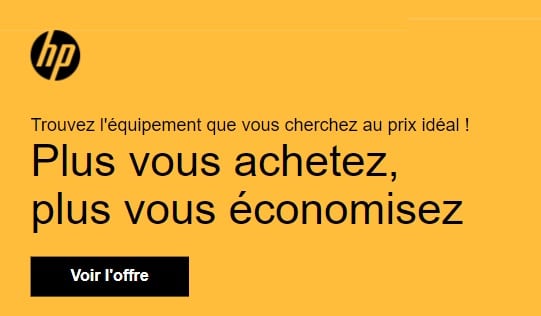 plus vous achetez des produits hp, plus vous économisez