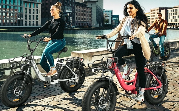 Pneus larges, solide, pratique et fun le nouveau vélo électrique Engwe L20 est en promotion