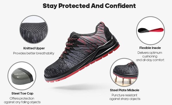 chaussures de sécurité avec protection acier nortiv 8
