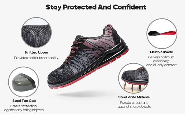 chaussures de sécurité avec protection acier nortiv 8