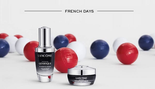 remise sur une sélection de produits lancôme pour les french days