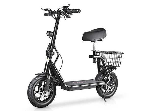 trottinette électrique BOGIST M5 Pro 500W avec siège et porte-bagage à prix mini 