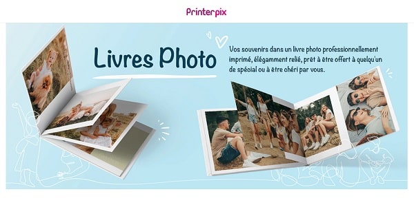 60% réduction sur livres photo réalisés sur printerpix