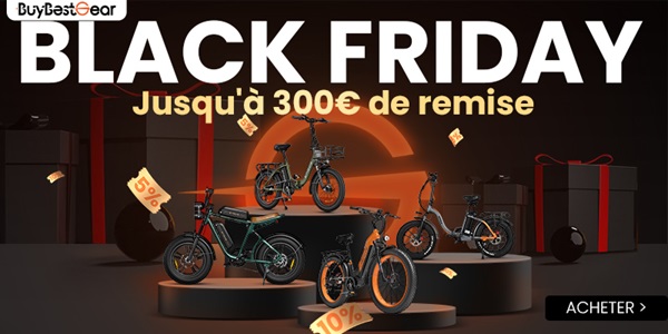 Profitez du Black Friday Buybestgear pour saisir 4 velos electriques a prix canon autres