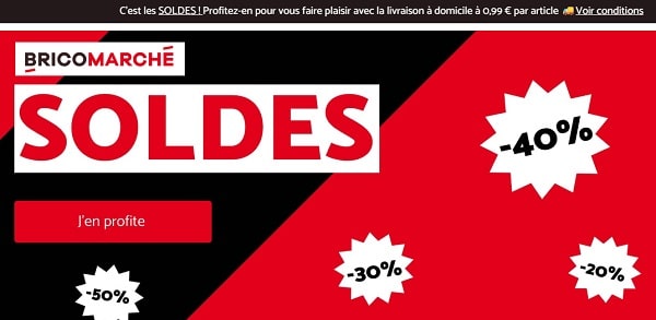 lancement des soldes bricomarché en ligne