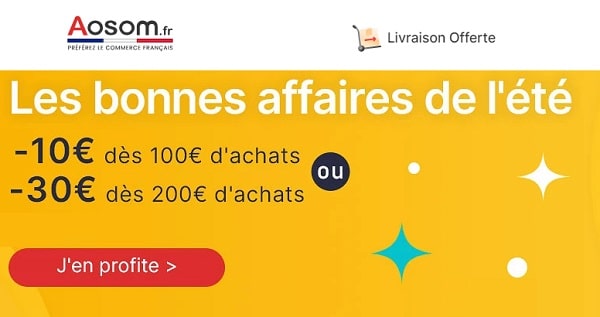 les bonnes affaires de l'été aosom