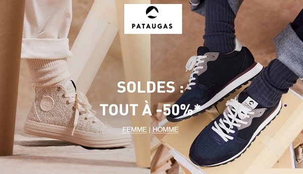 les soldes pataugas c'est déjà toute les paires à moitié prix