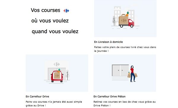 nouveau client carrefour drive utilisez ce code promo pour obtenir une remise