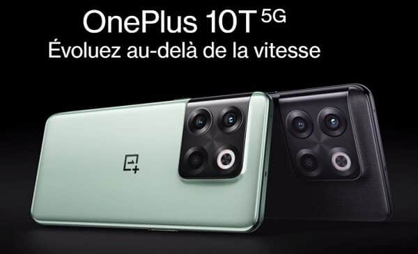 Promotion sur le smartphone OnePlus 10T 5G 8Go 128Go au prix de 260€