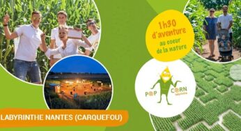 Votre entrée tarif réduit pour un labyrinthe en champ de maïs Pop Corn Labyrinthe Nantes (Carquefou)