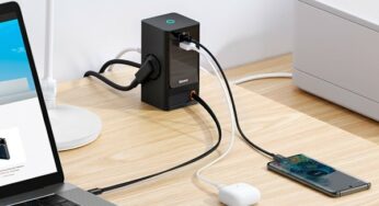 63,99€ la borne chargeur PowerCombo GaN III 65W Baseus (jusqu’a 5 appareils simultanément USB-C, USB A)
