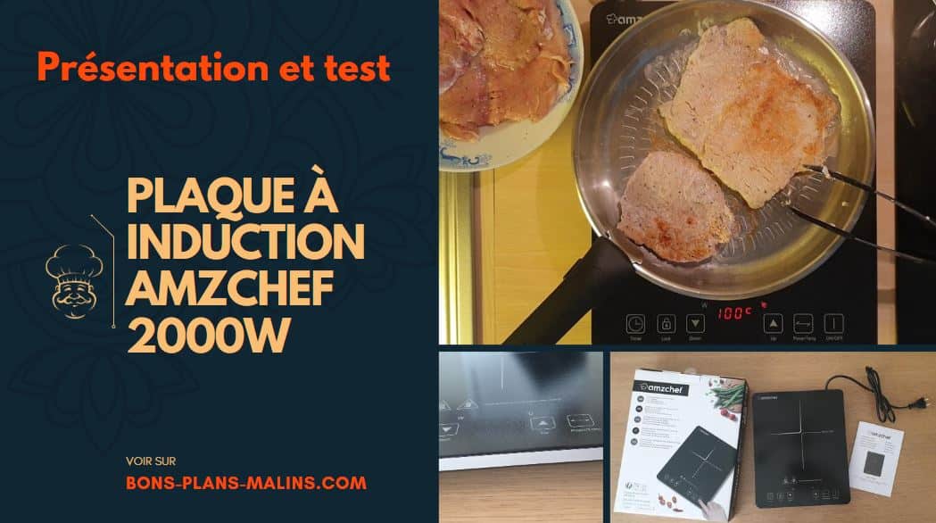 Présentation et test de la plaque à induction 2000W AMZCHEF